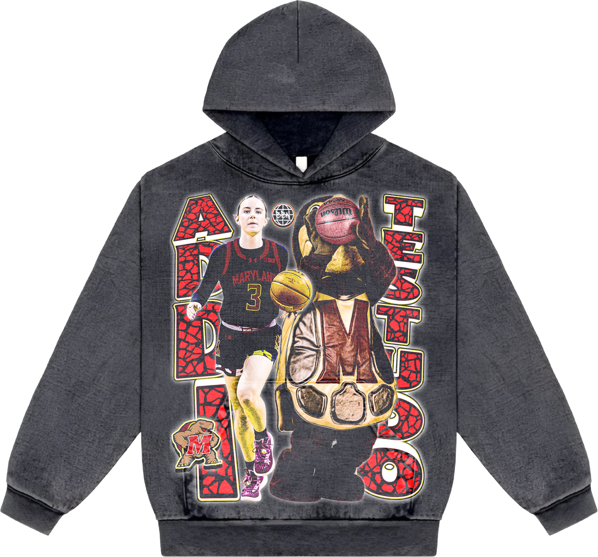 Addi Mack X Testudo Streetwear Hoodie 03 - Carbon Black