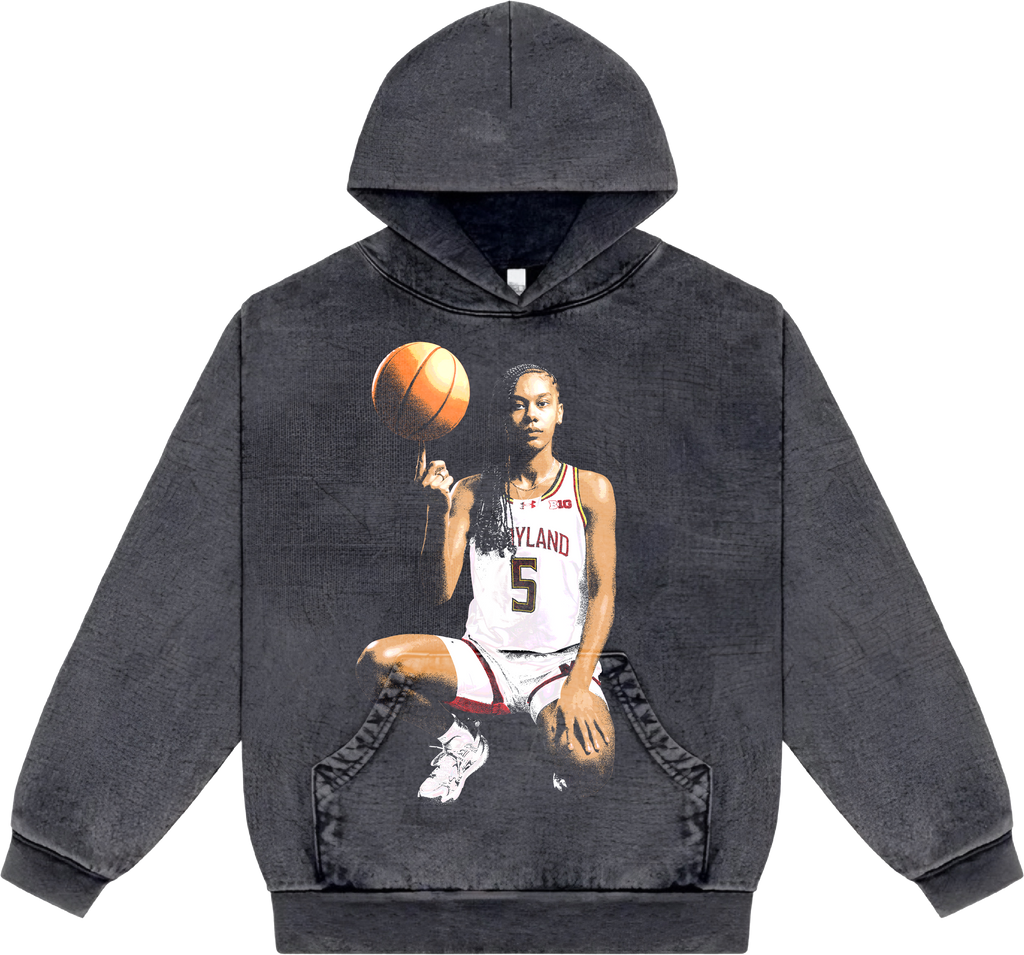 Ava McKennie Streetwear Toon Hoodie - Carbon Black