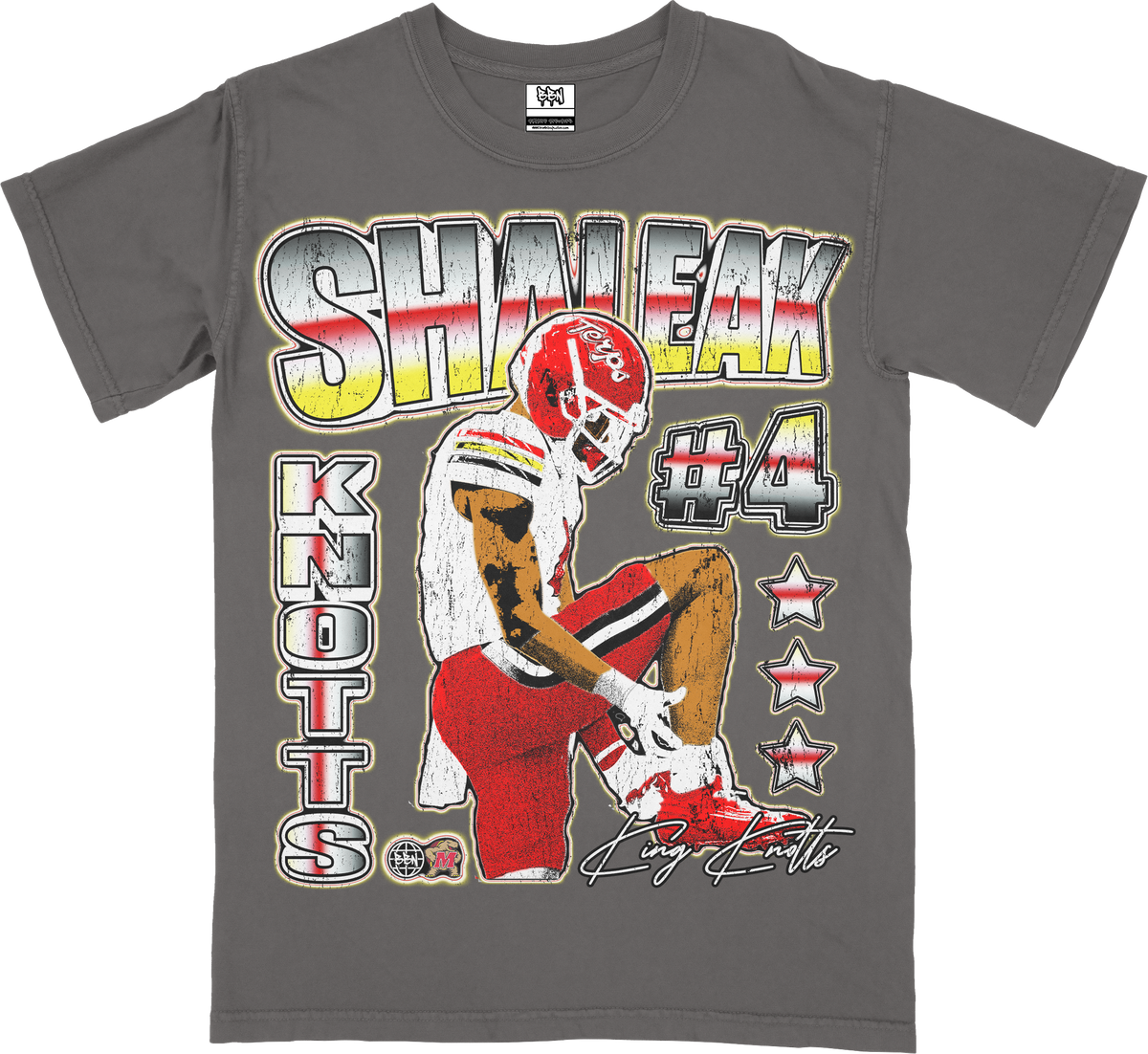 Knotts Cartoon Comfort Fitted Tee - Pepper