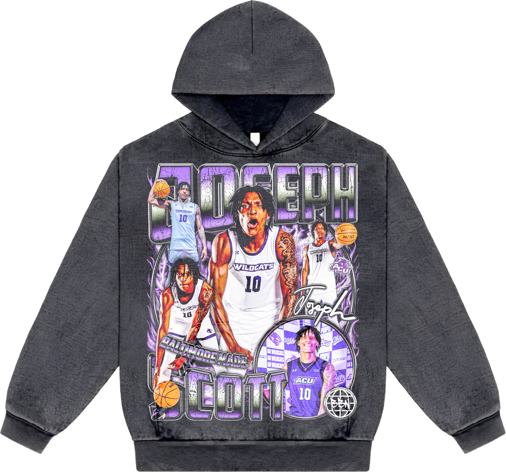 Jospeh Scott Streetwear Hoodie - Carbon Black