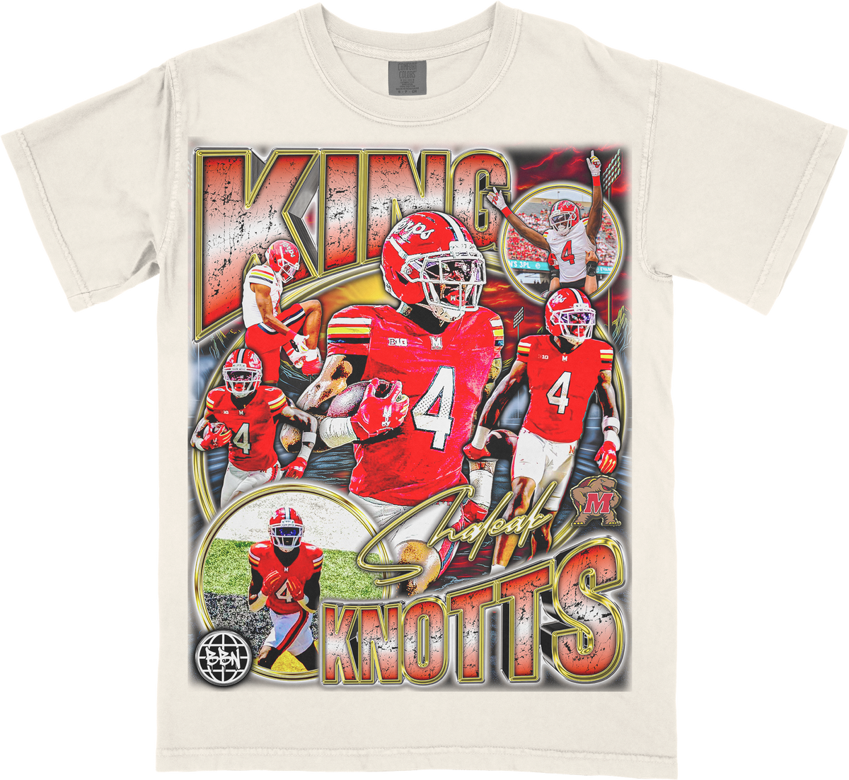 King Knotts Comfort Graphic Fitted Tee - Ivory