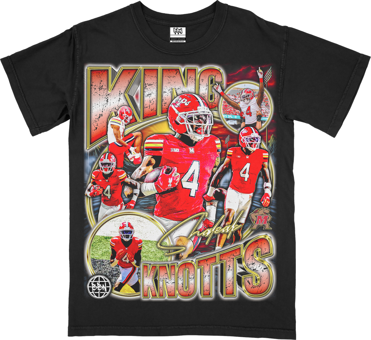 King Knotts Comfort Graphic Fitted Tee - Black