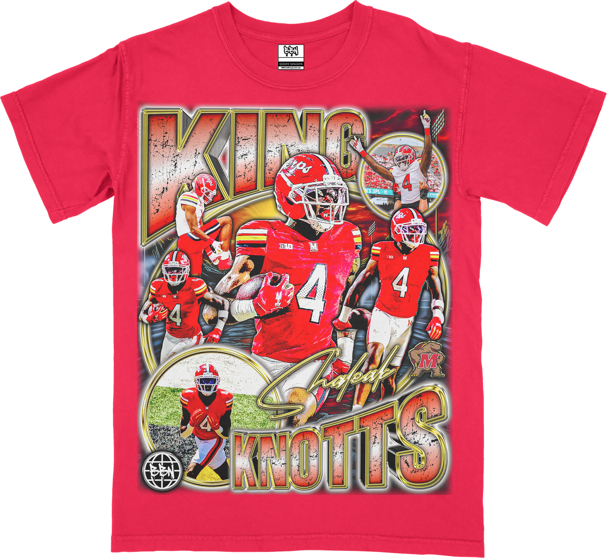 King Knotts Comfort Graphic Fitted Tee - Red
