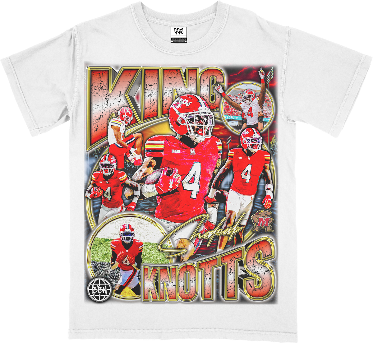King Knotts Comfort Graphic Fitted Tee - White
