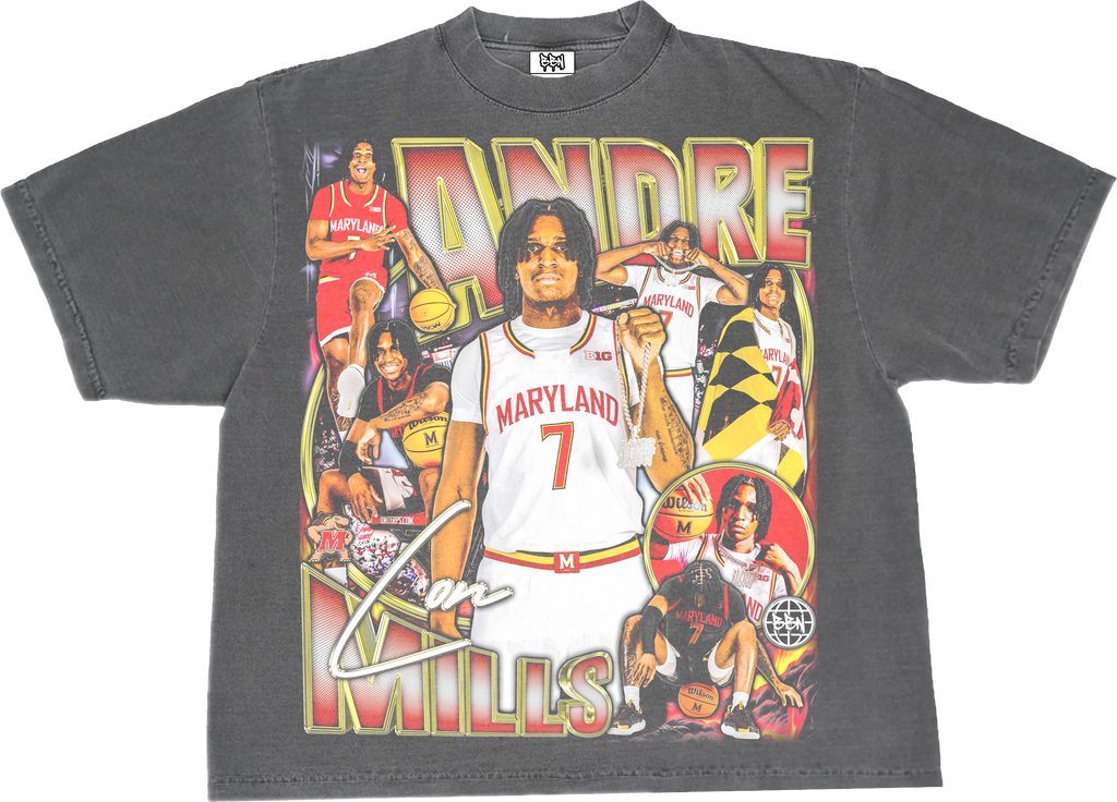 Andre Mills Streetwear Graphic Tee - Black