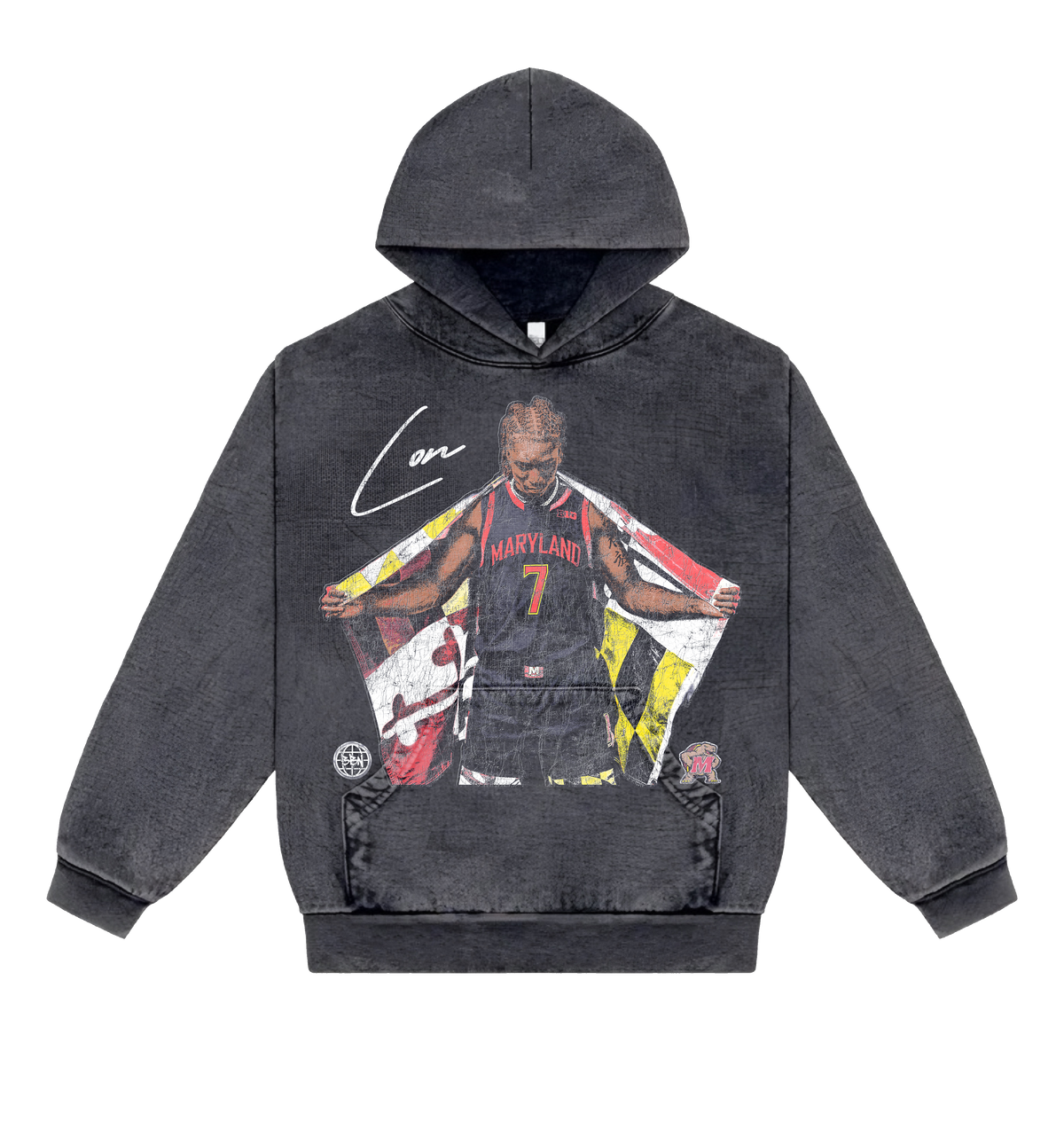 Andre Mills Shadow Cartoon Hoodie