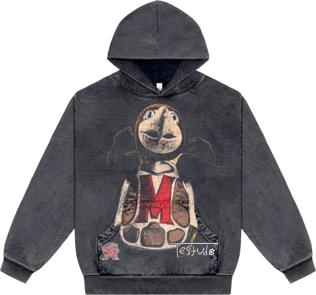 Testudo 02 BBN Streetwear Hoodie - Carbon Black