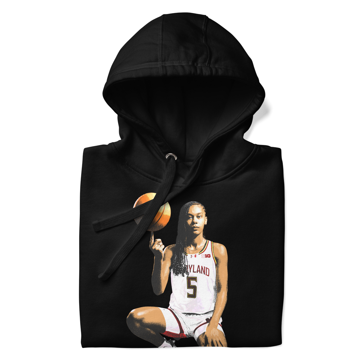 Ava McKennie Toon Standard Hoodie - Black - Product mockup