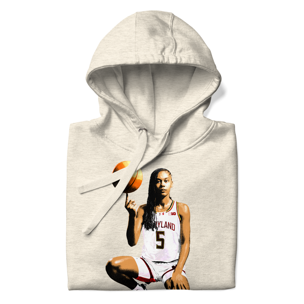 Ava McKennie Toon Standard Hoodie - Oatmeal Heather - Product mockup