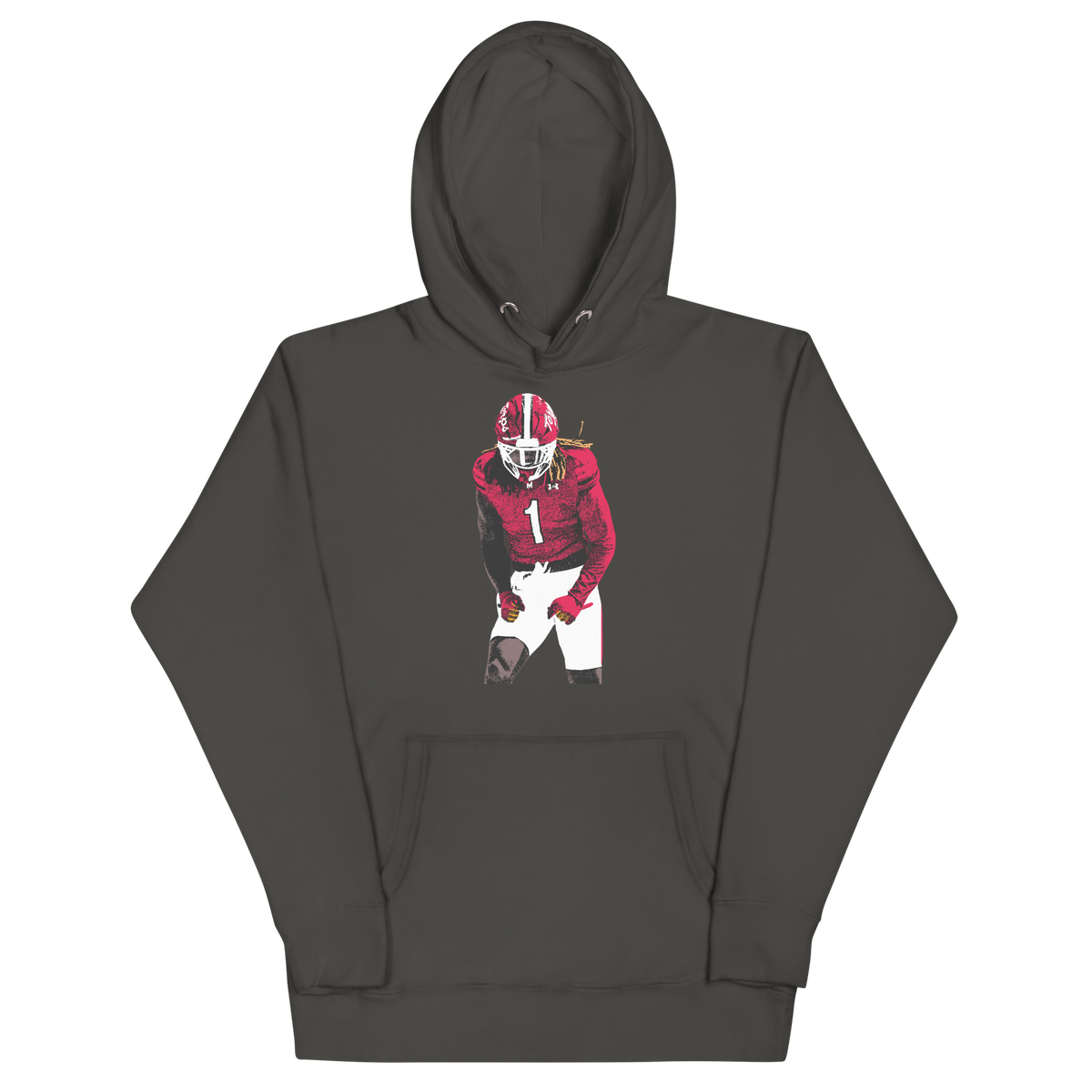 Daniel Wingate Standard Toon Hoodie - Vintage Black - Product mockup