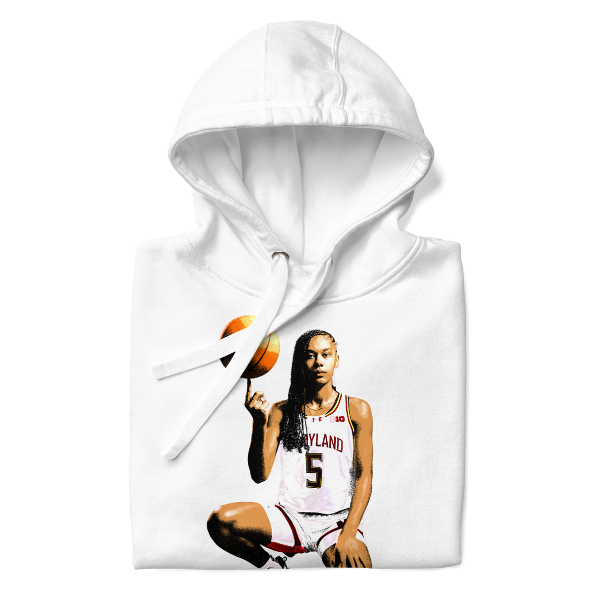 Ava McKennie Toon Standard Hoodie - White - Product mockup