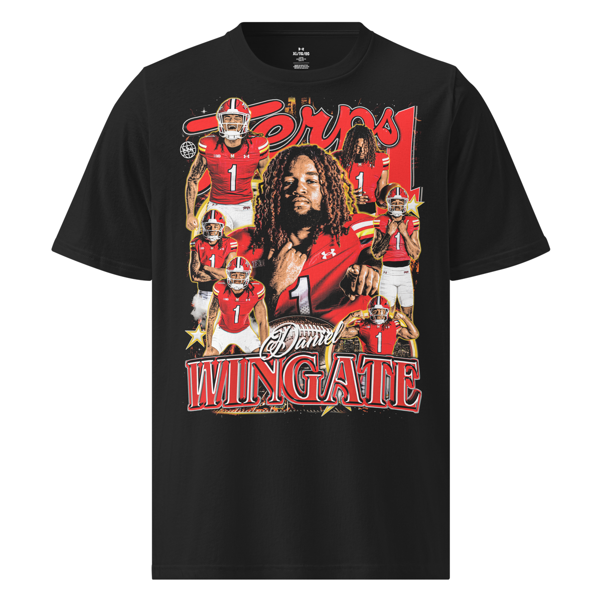 Daniel Wingate X Under ArmourⓇ Athletic Tee - Product mockup