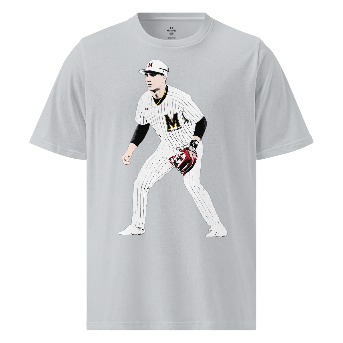 Under ArmourⓇ X Ty Kaunas Athletic T-Shirt Graphic 02 - Grey - Product mockup