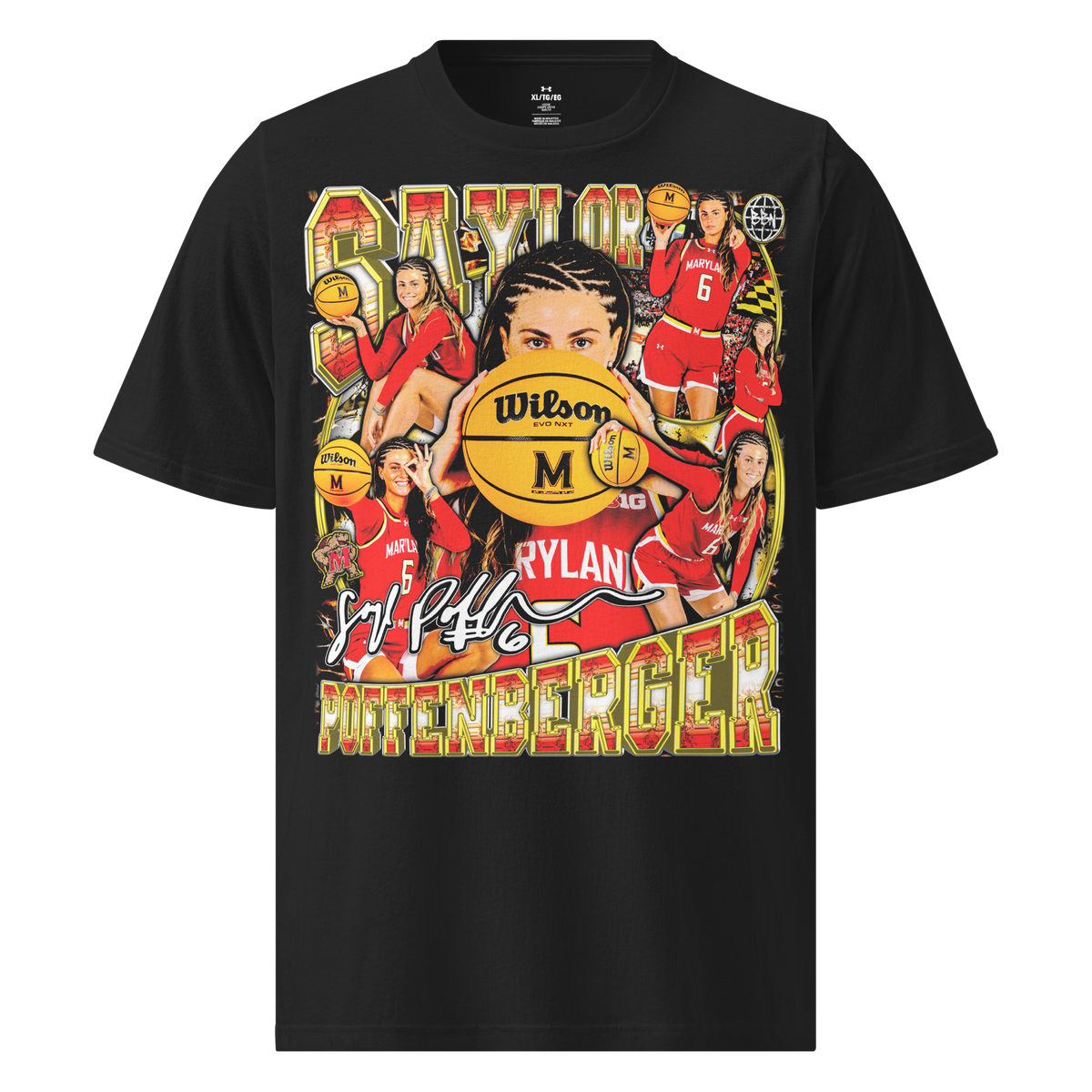 Under ArmourⓇ Saylor Poffenbarger 26 Graphic Athletic T-Shirt - Product mockup