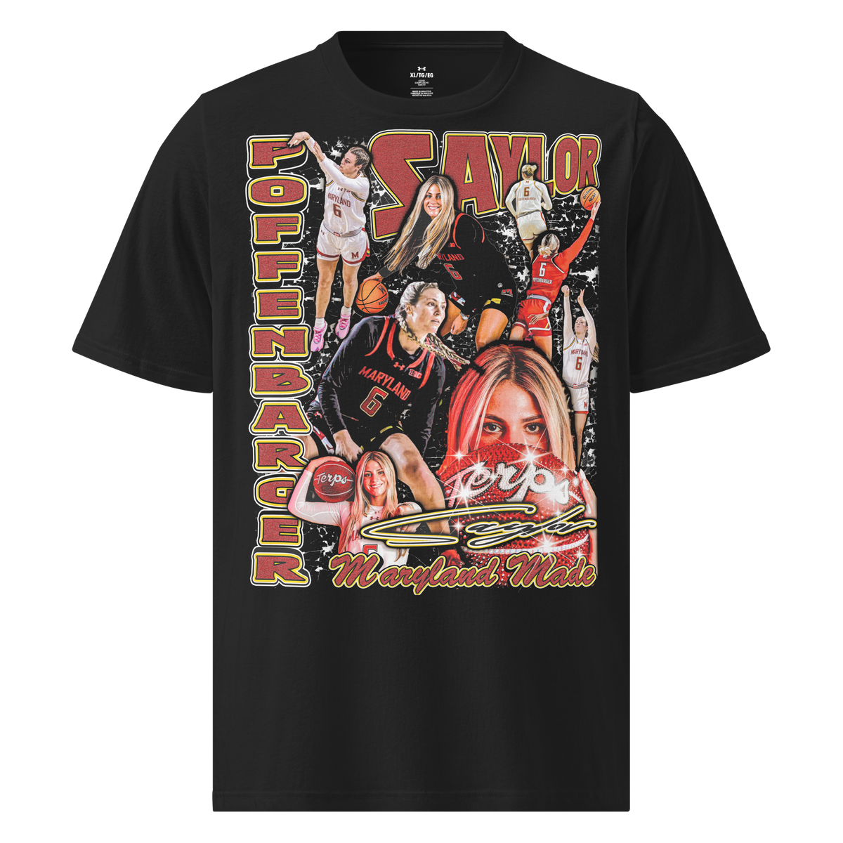 Under ArmourⓇ Saylor Poffenbarger 24-25 Athletic T-Shirt - Product mockup