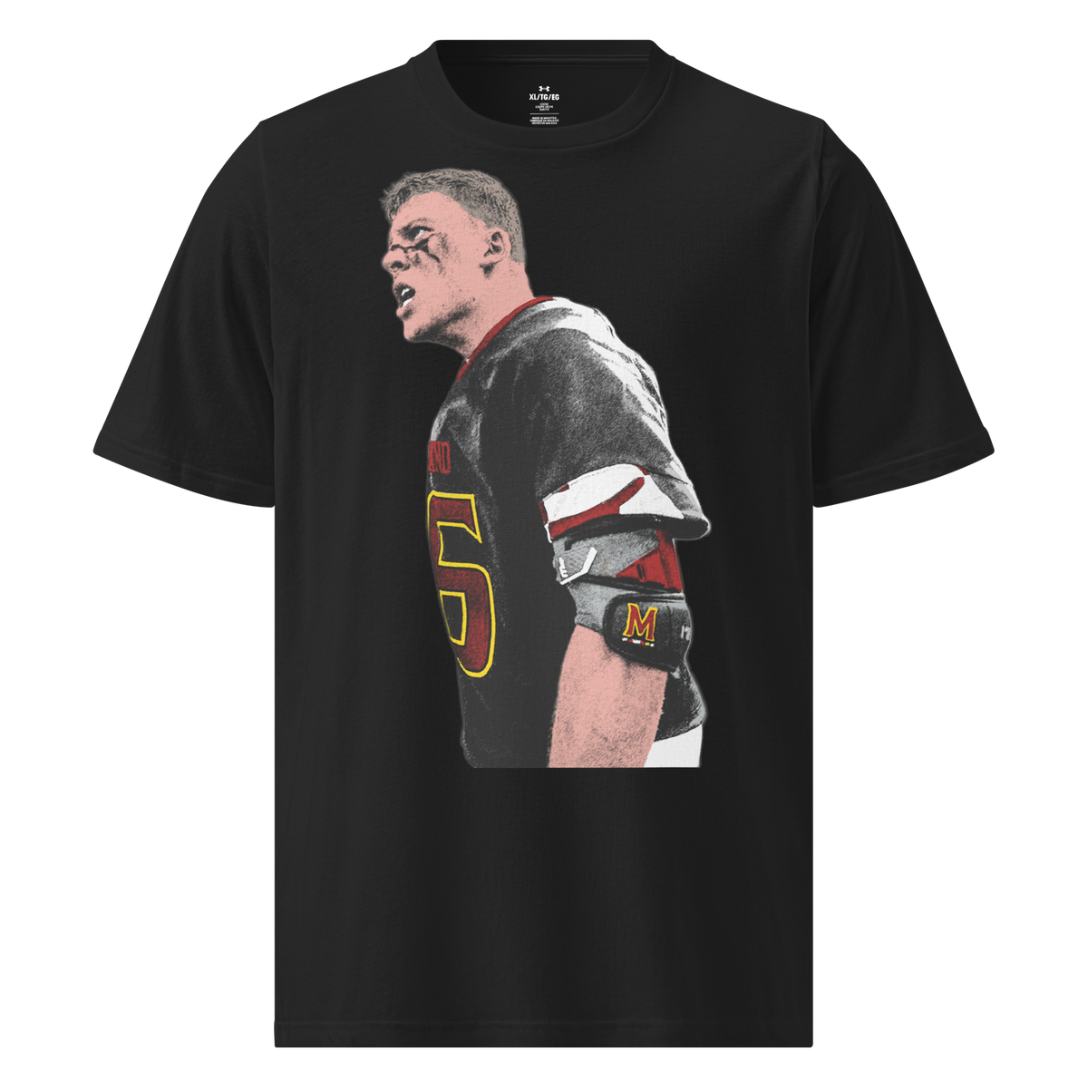 Under ArmourⓇ X Aj Larkin Graphic 02 Athletic T-Shirt - Black - Product mockup