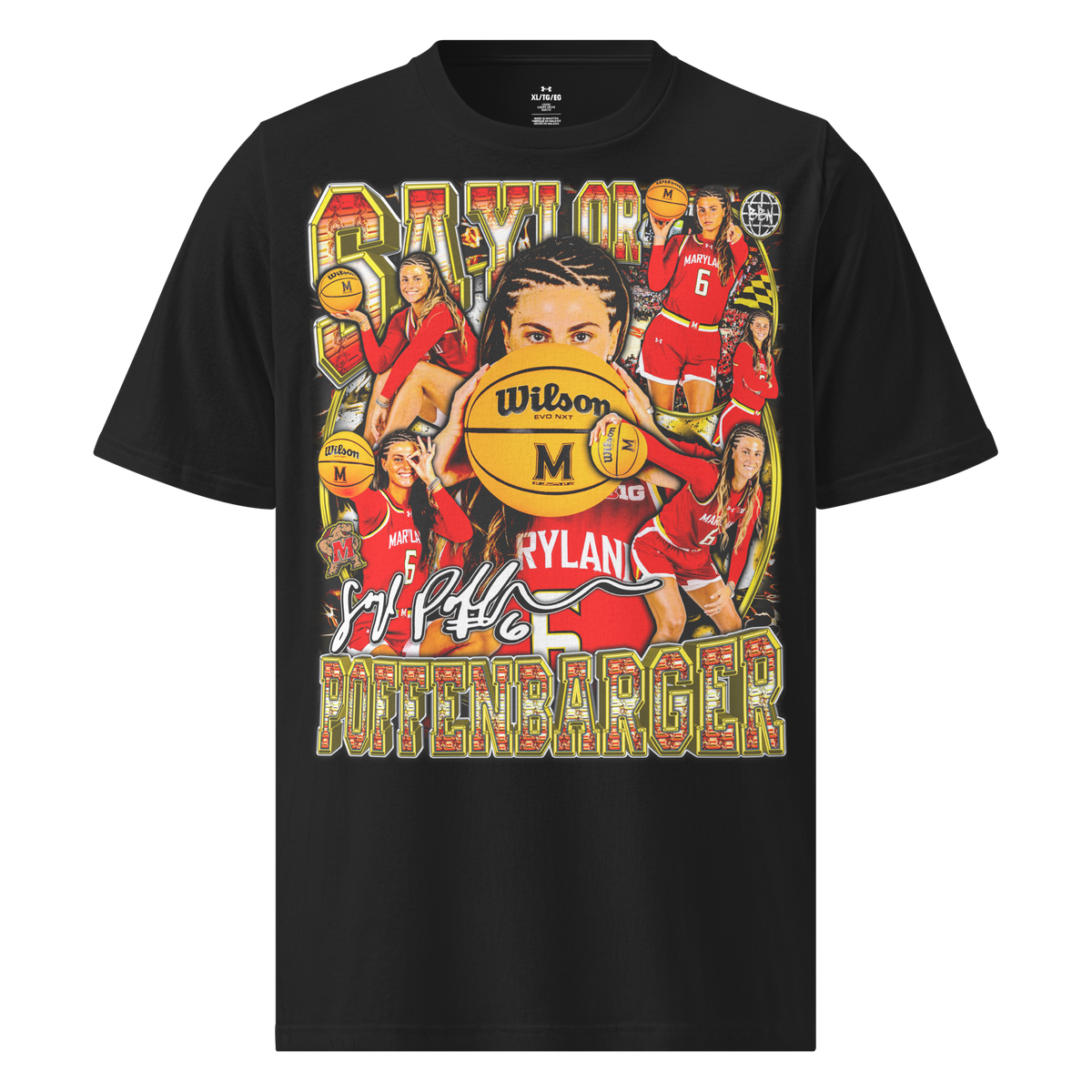Under ArmourⓇ Saylor Poffenbarger 26 Graphic Athletic T-Shirt - Product mockup