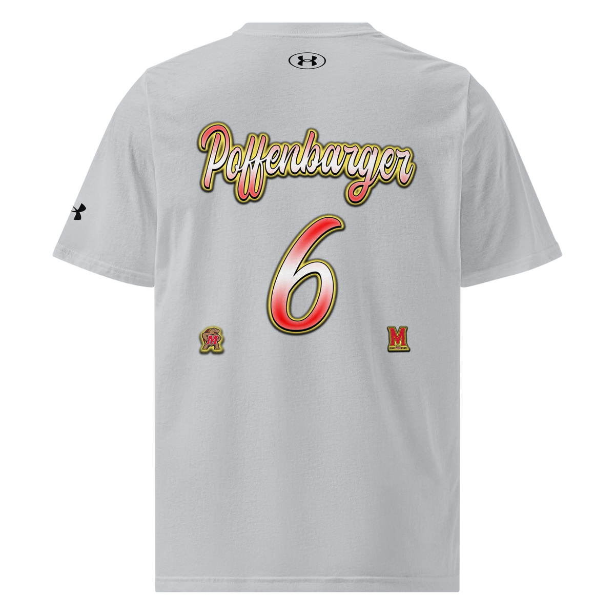 Under ArmourⓇ Saylor Poffenbarger Airbrush Athletic T-Shirt - Product mockup