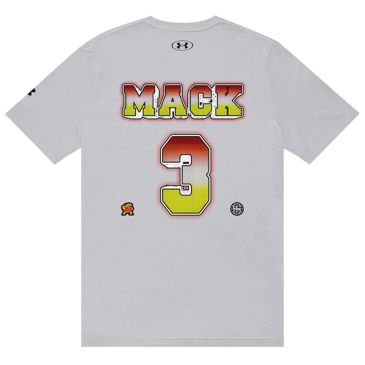 Under ArmourⓇ X Addi Mack Athletic T-Shirt 02 - Grey - Product mockup