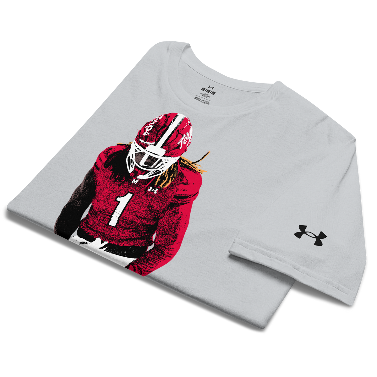 Under ArmourⓇ Daniel Wingate Toon Tee - Grey - Product mockup