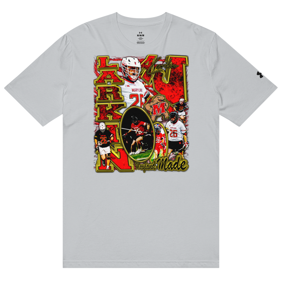 Under ArmourⓇ X Aj Larkin Atheltic Tee - Grey - Product mockup