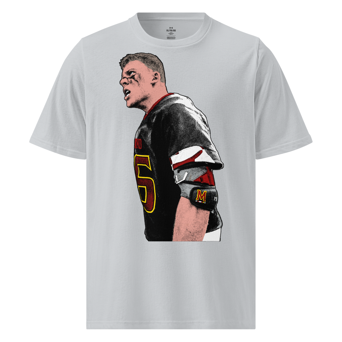 Under ArmourⓇ X Aj Larkin Graphic 02 Athletic T-Shirt - Grey - Product mockup