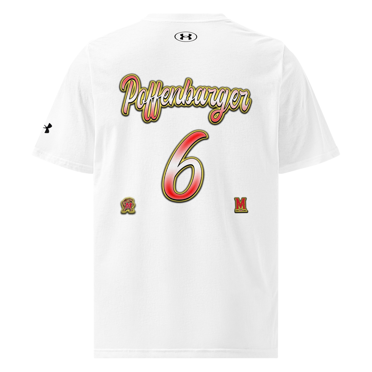 Under ArmourⓇ Saylor Poffenbarger Airbrush Athletic T-Shirt - Product mockup