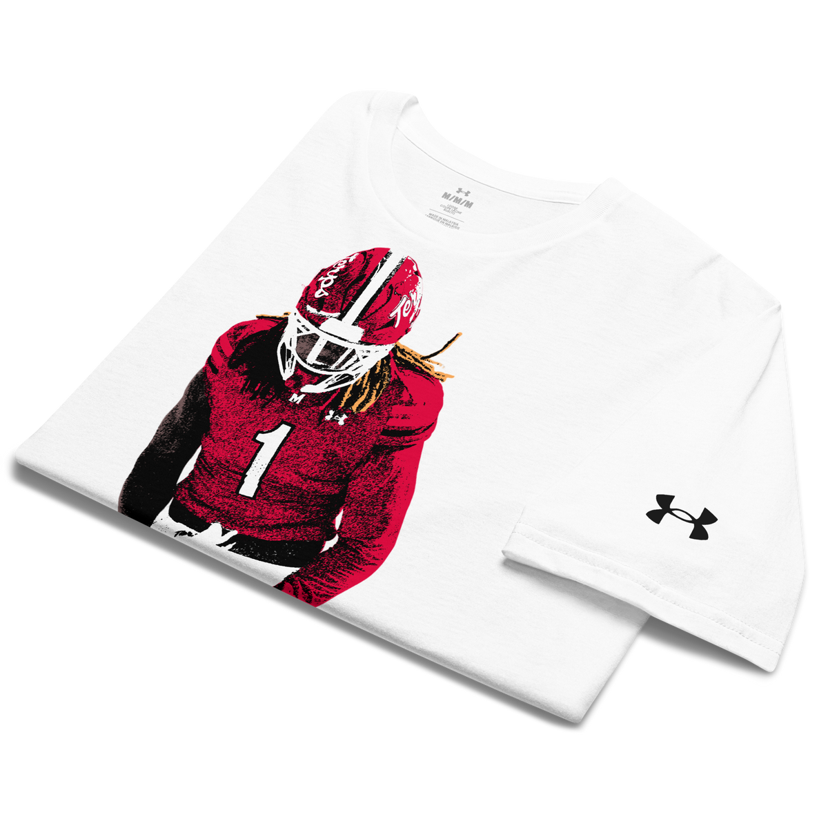 Under ArmourⓇ Daniel Wingate Toon Tee - White - Product mockup