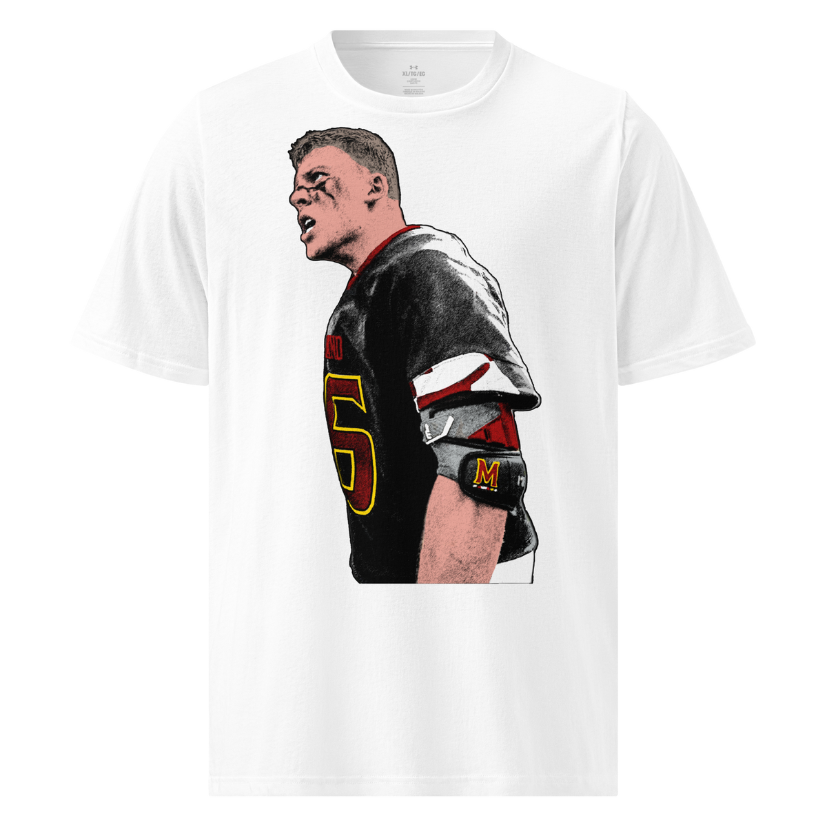 Under ArmourⓇ X Aj Larkin Graphic 02 Athletic T-Shirt - White - Product mockup