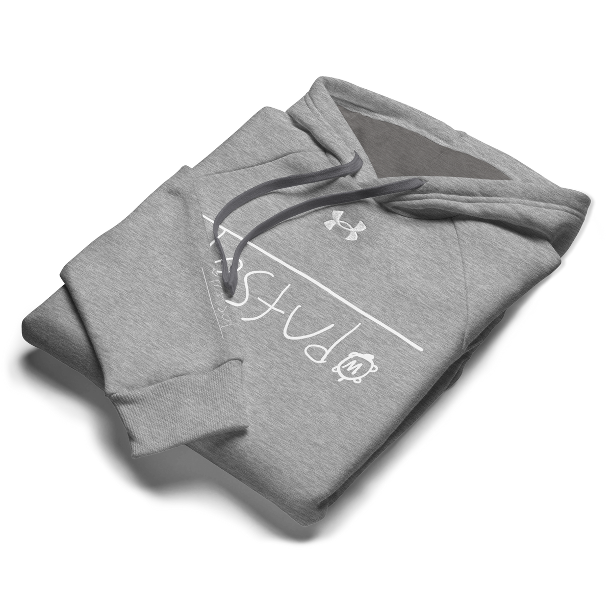 Under Armour® X Testudo 02 Hoodie - Grey - Product mockup