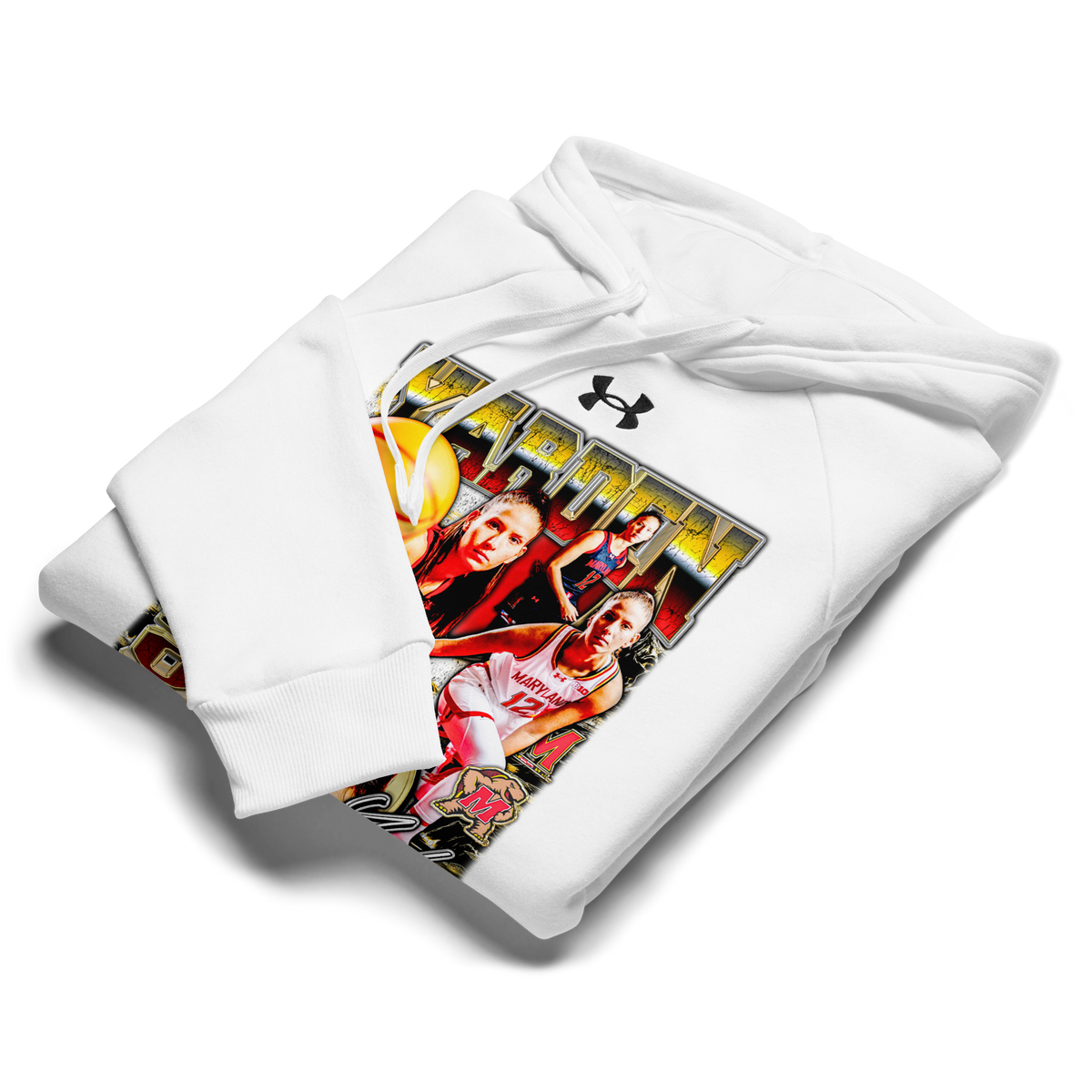 Under Armour® X Yarden Garzon Hoodie - White - Product mockup