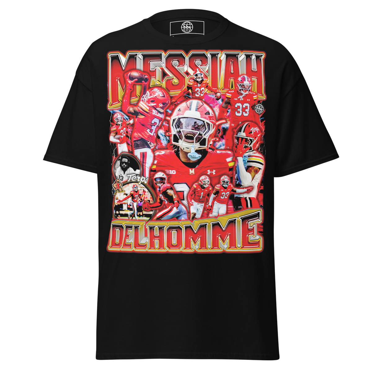 Messiah Delhomme 01 Standard Tee - Product mockup