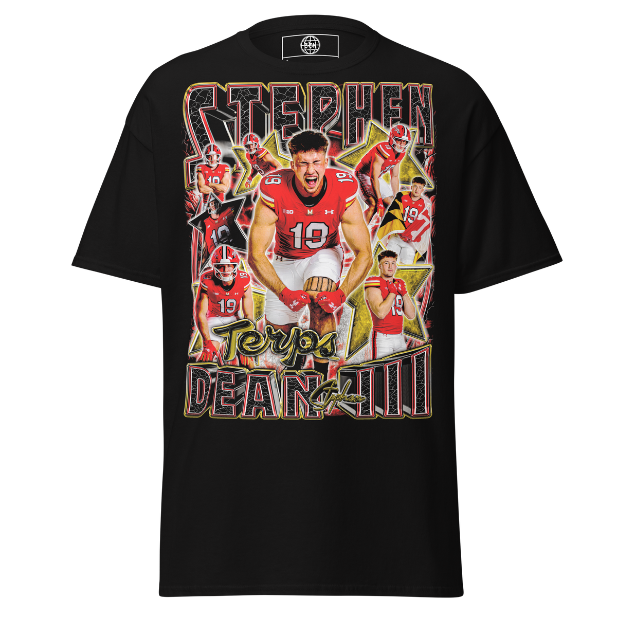 Stephen Dean III 01 Standard Tee - Product mockup