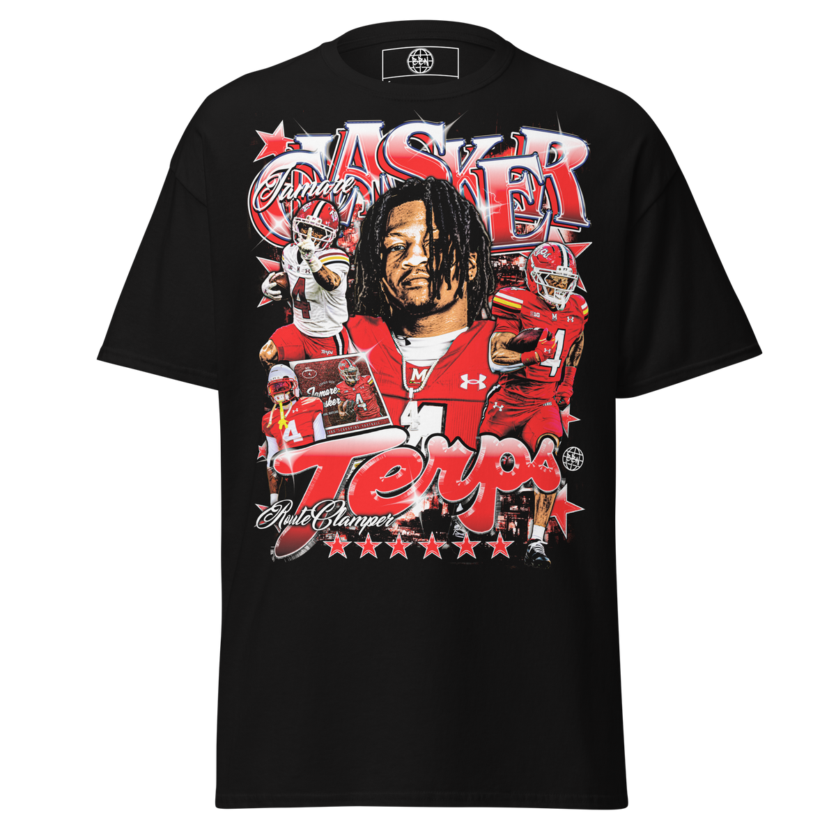 Jamare Glasker 01 Standard Tee - Product mockup