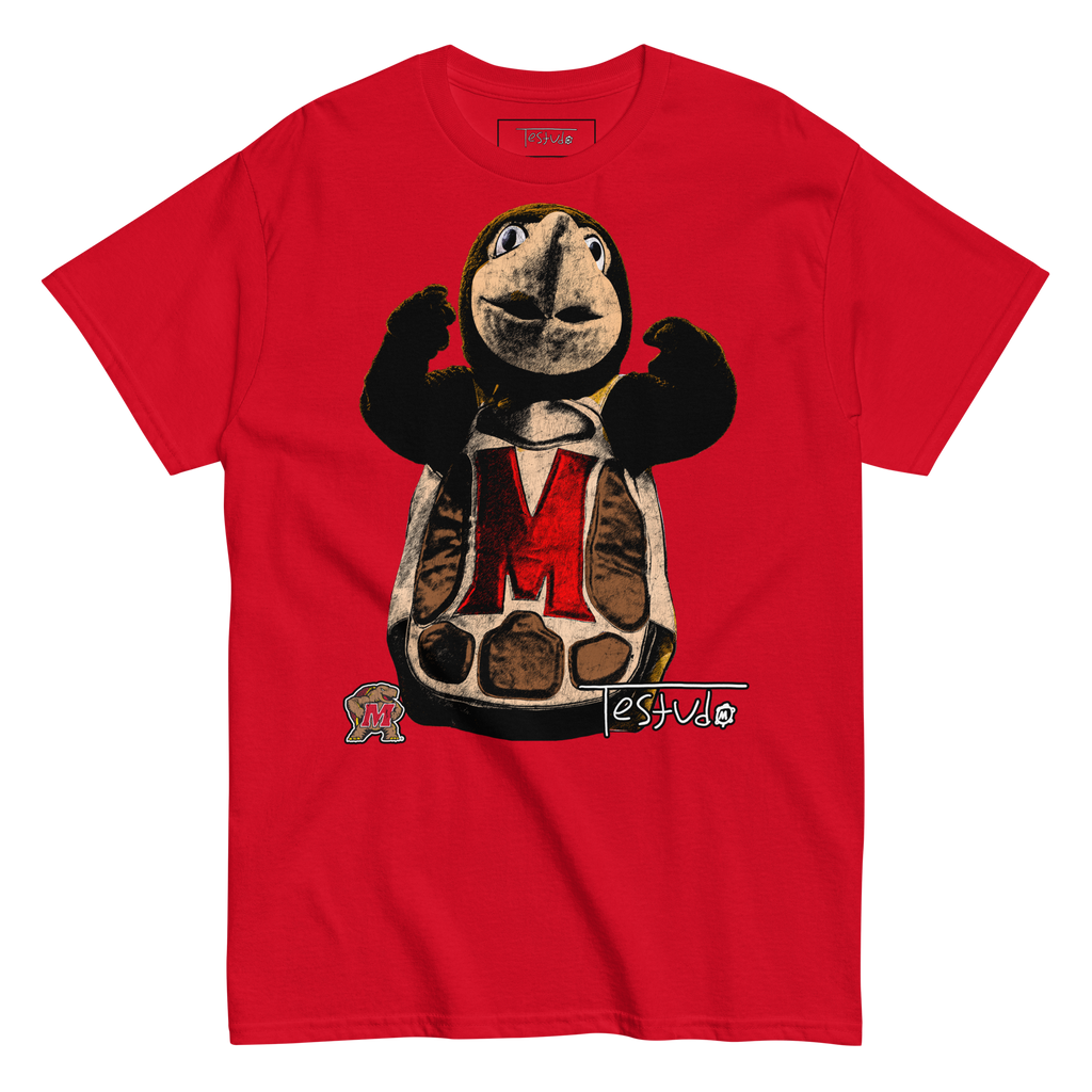 Testudo 02 Color Standard T-Shirt - Red
