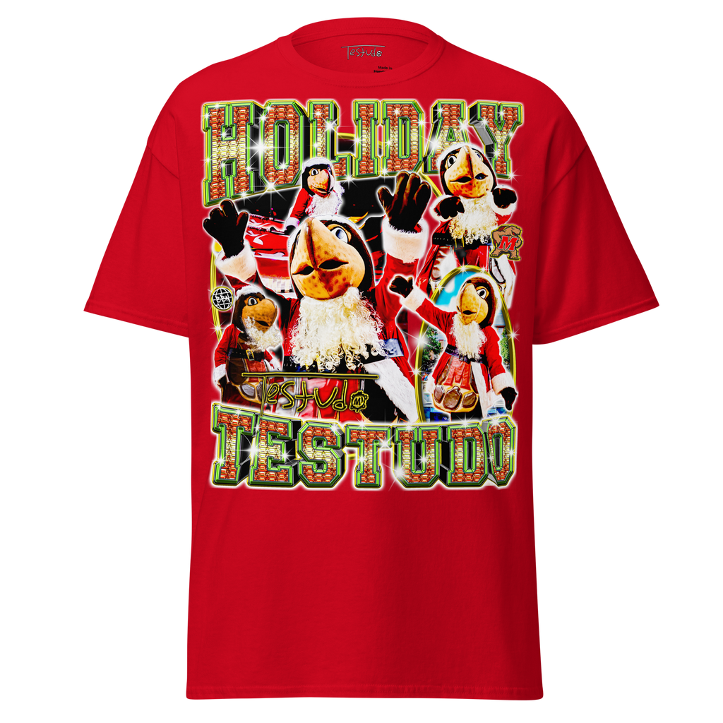 Holiday Testudo Standard T-Shirt - Black