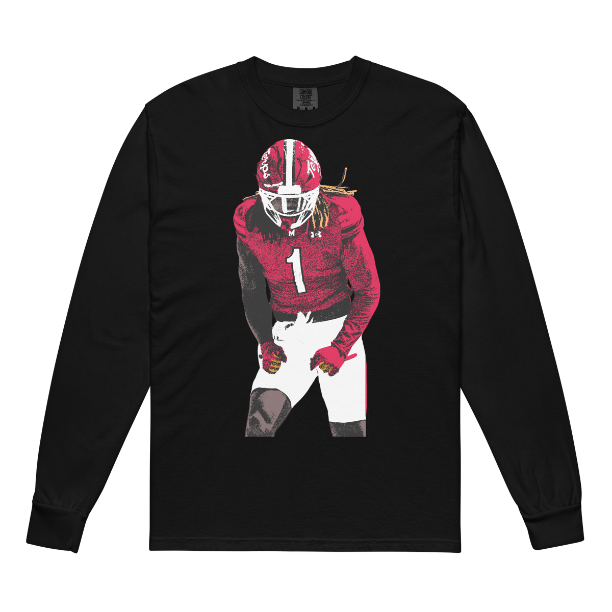 Daniel Wingate Toon Comfort Longsleeve - Black - Product mockup