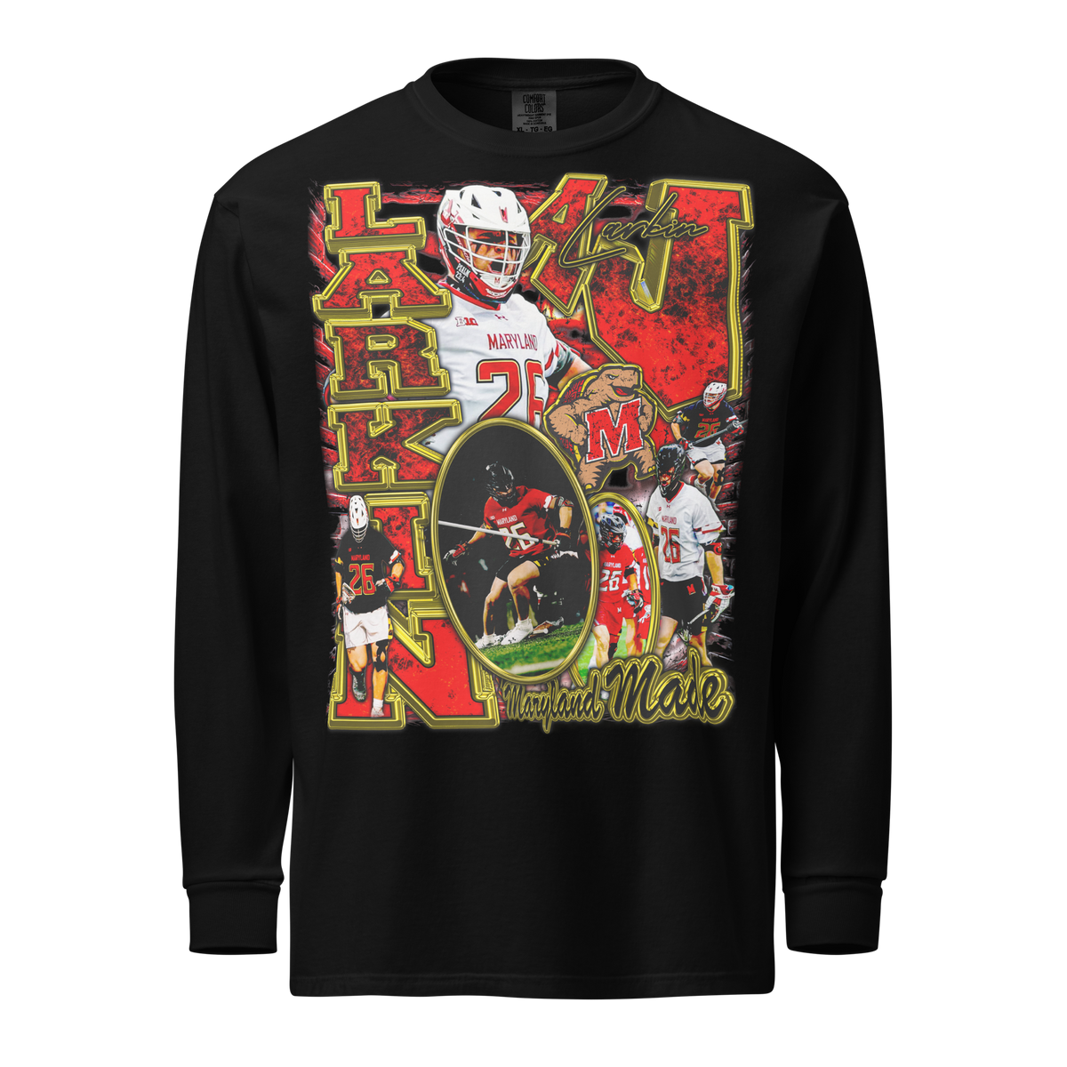 Aj Larkin Comfort Longsleeve - Black - Product mockup