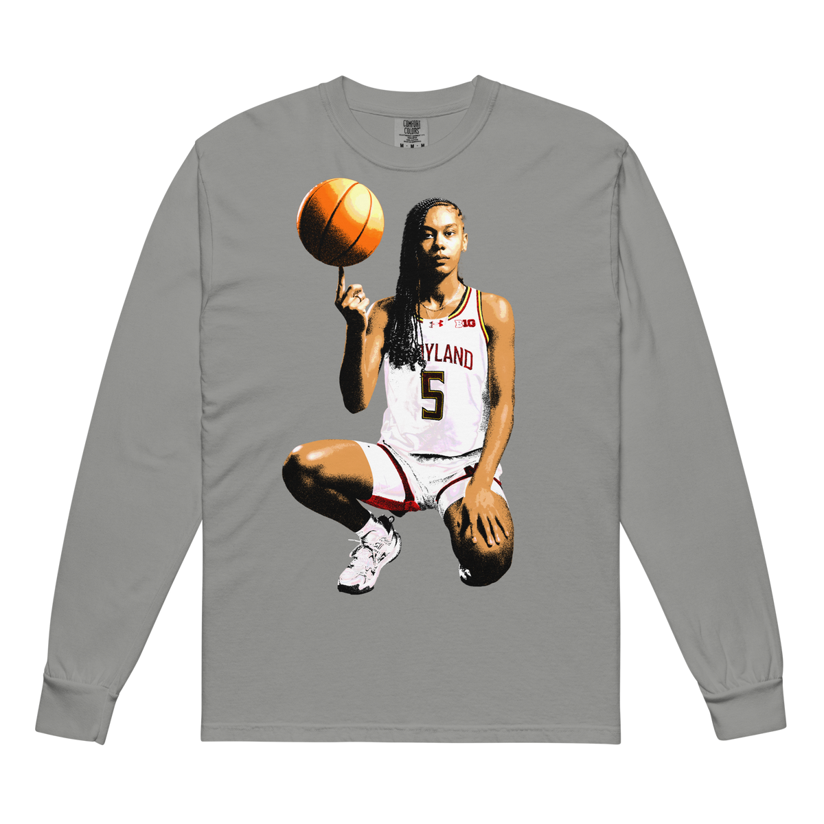 Ava McKennie Toon Comfort Longsleeve - Grey - Product mockup