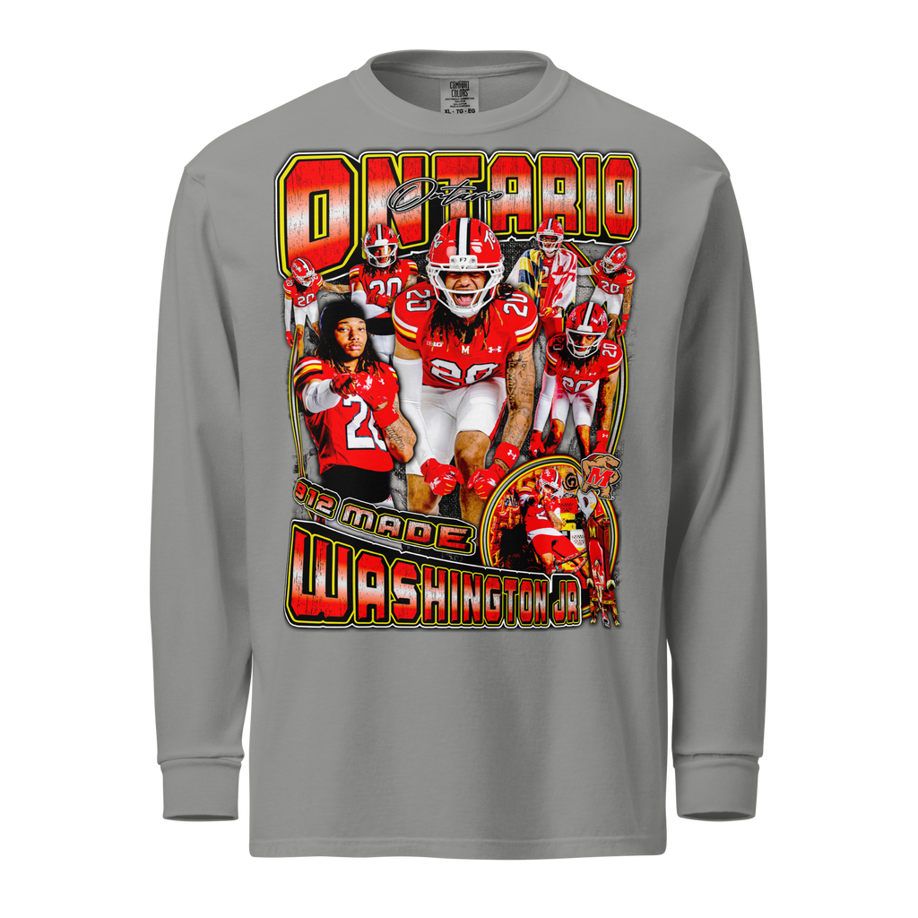 Ontario Washington Jr Comfort Longsleeve Tee - Black