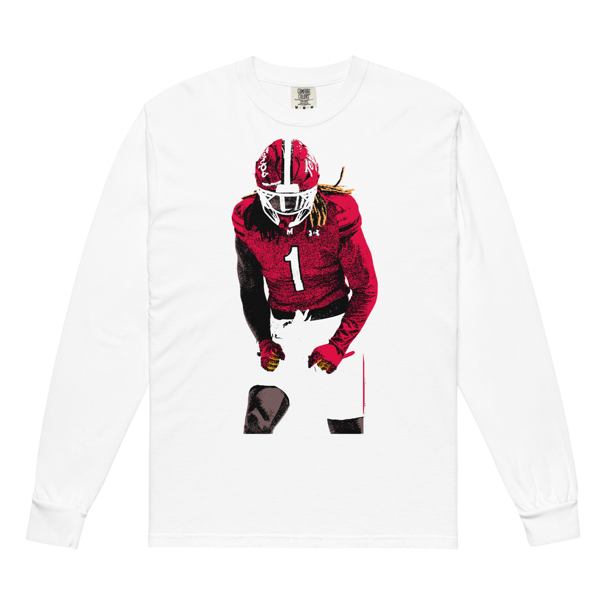 Daniel Wingate Toon Comfort Longsleeve - White - Product mockup