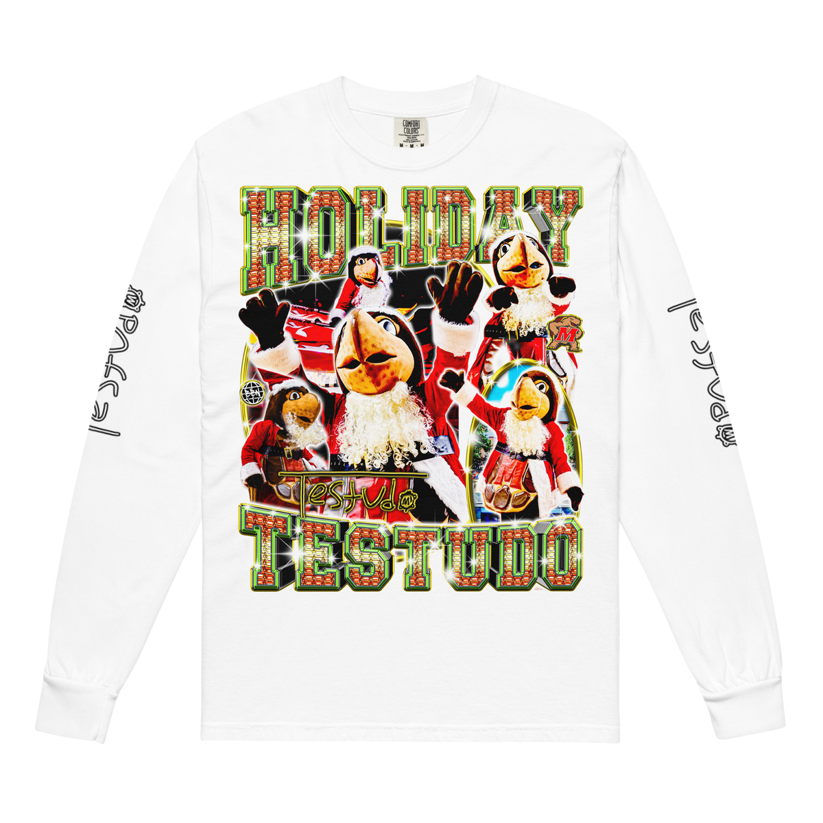 Hoilday Testudo Comfort Longsleeve - White - Product mockup