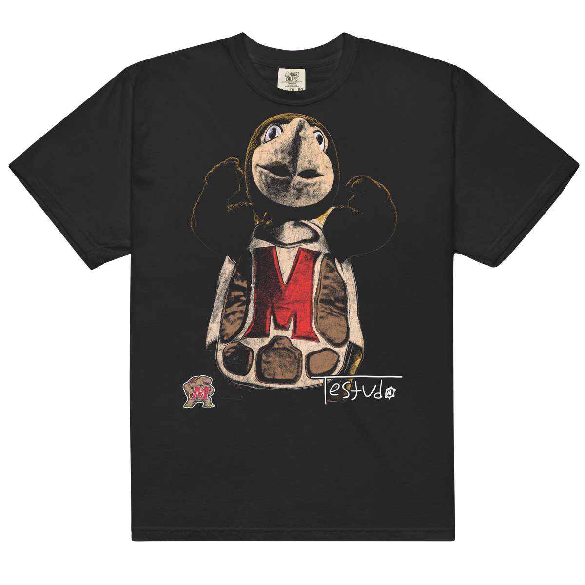 Tesudo 02 Dark Comfort T-Shirt - Black - Product mockup