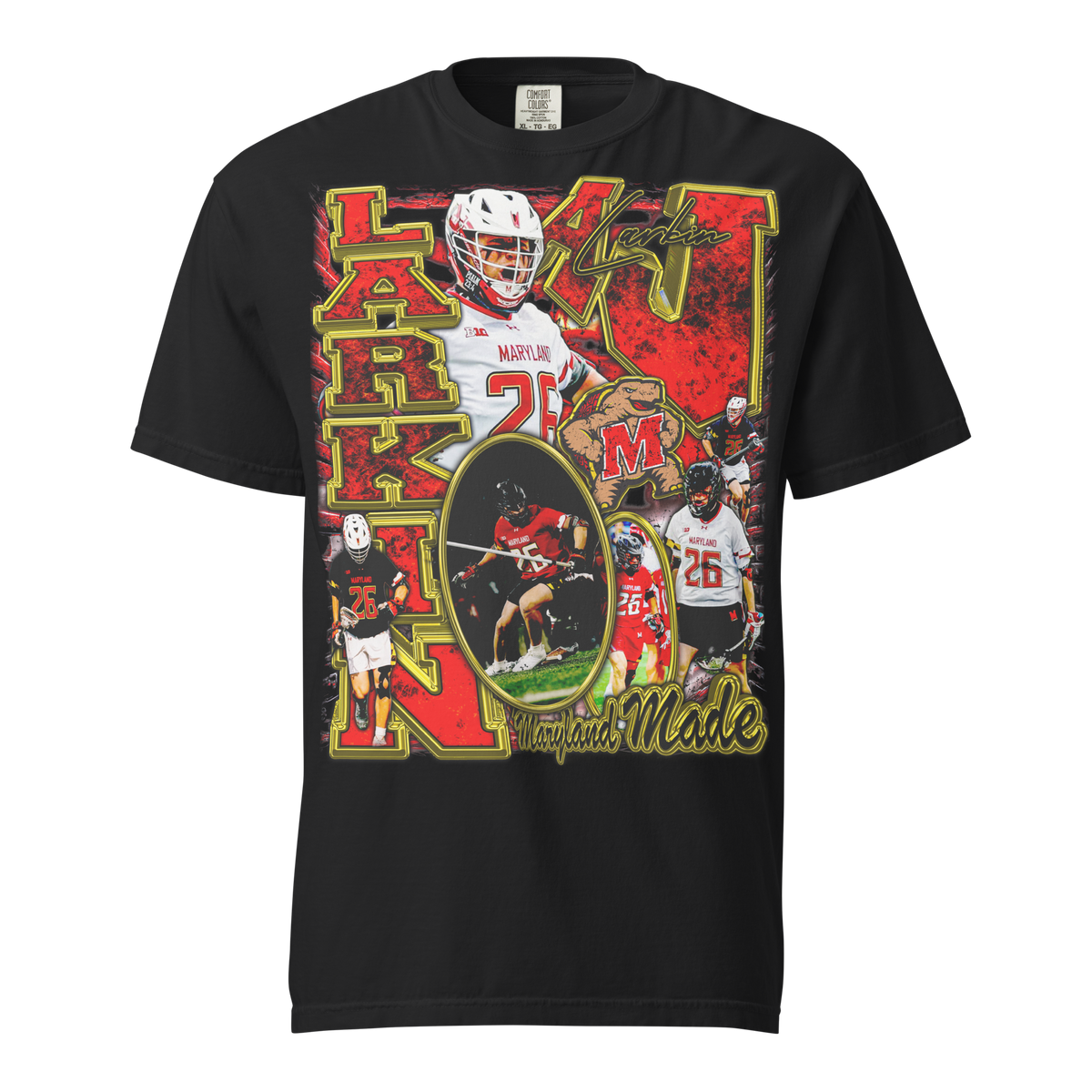 Aj Larkin Comfort Graphic T-Shirt - Black - Product mockup