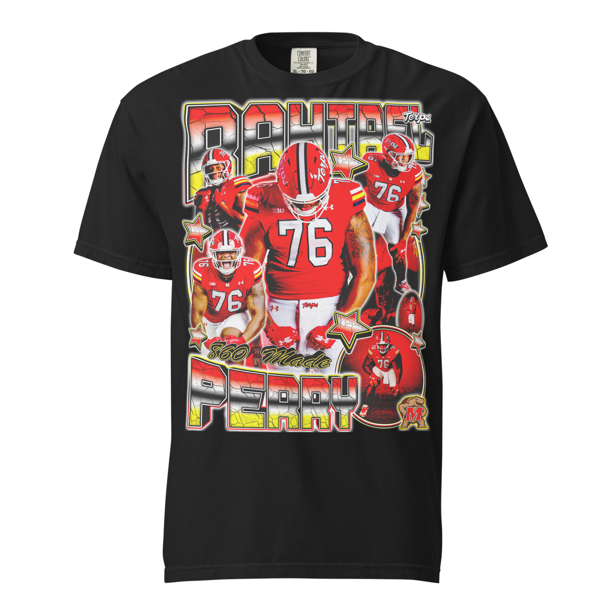 Rahtrel Perry 02 Comfort T-Shirt - Black - Product mockup