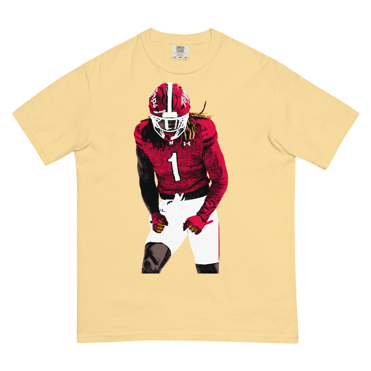 Wingate Toon Comfort Graphic Tee - Butter - Product mockup