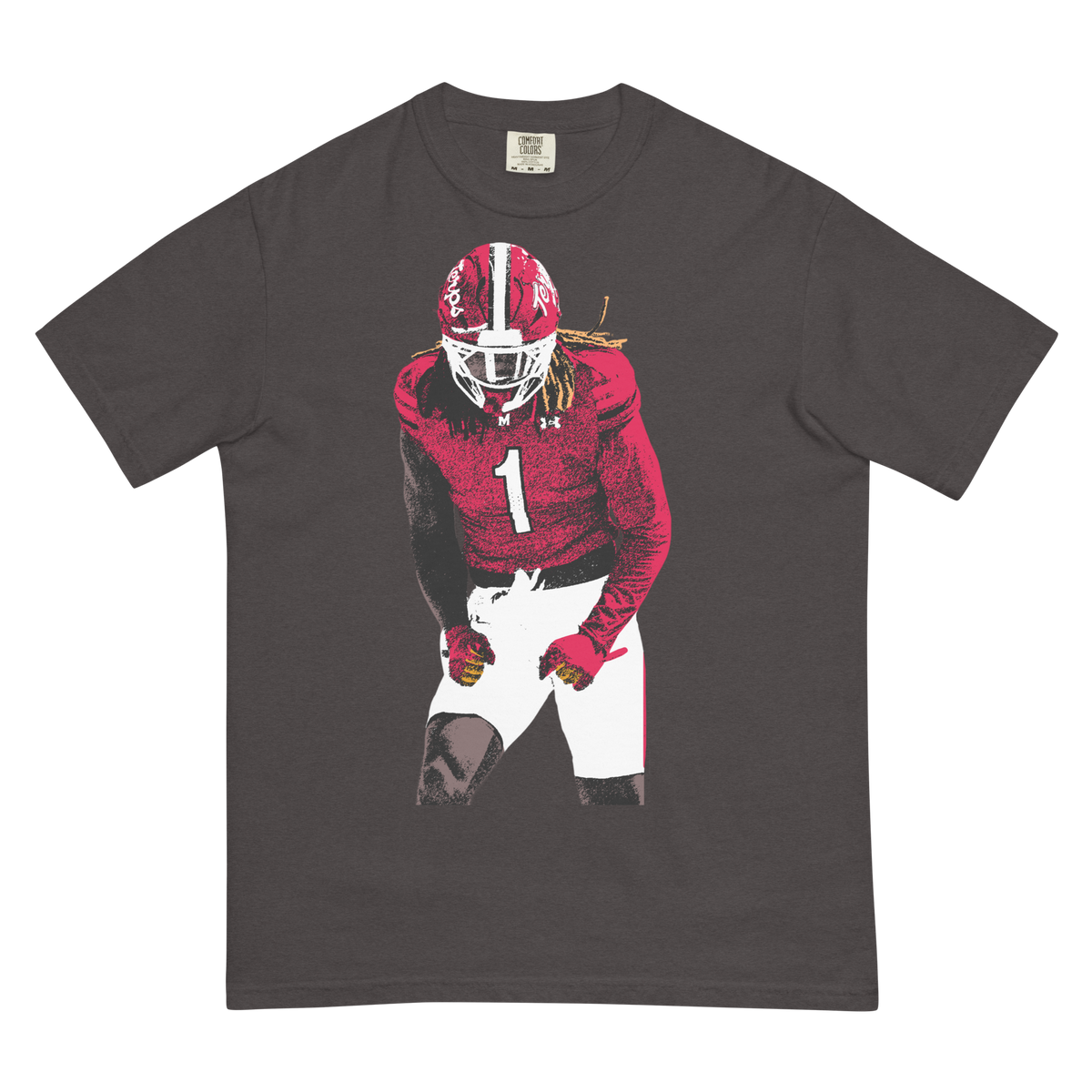 Wingate Toon Comfort Graphic Tee - Graphite - Product mockup