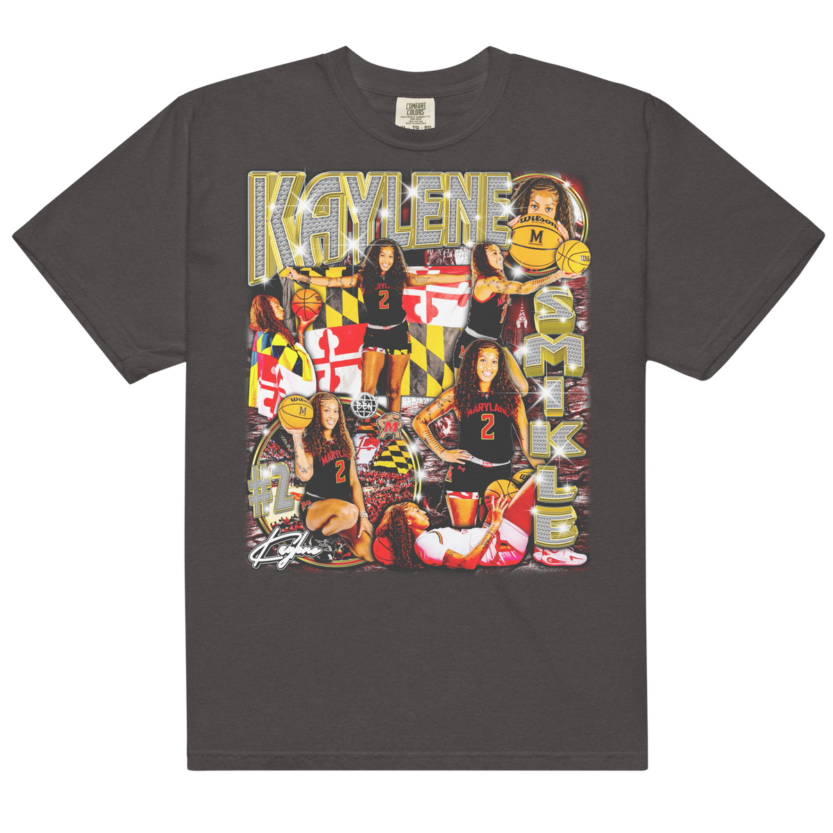 Kaylene Smikle Comfort Graphic 01 25-26' - Graphite - Product mockup