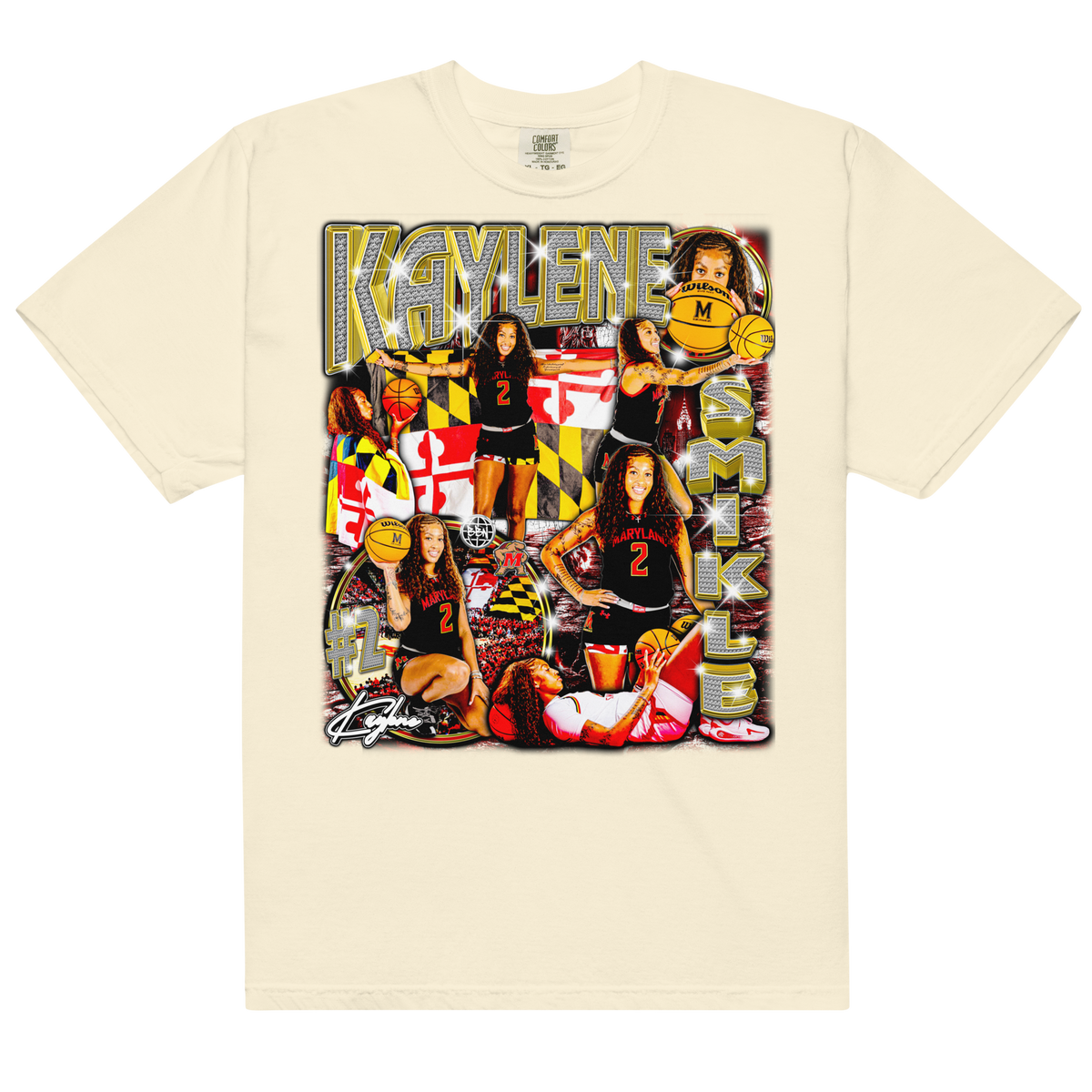 Kaylene Smikle Comfort Graphic 01 25-26' - Ivory - Product mockup