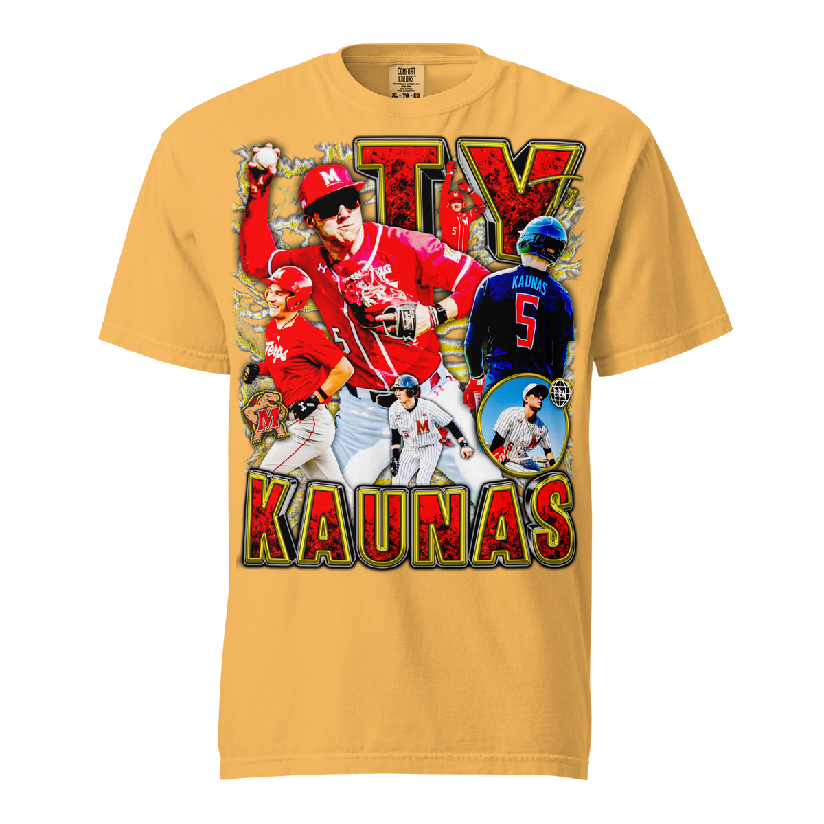 Ty Kaunas Comfort Graphic 01 - Mustard - Product mockup